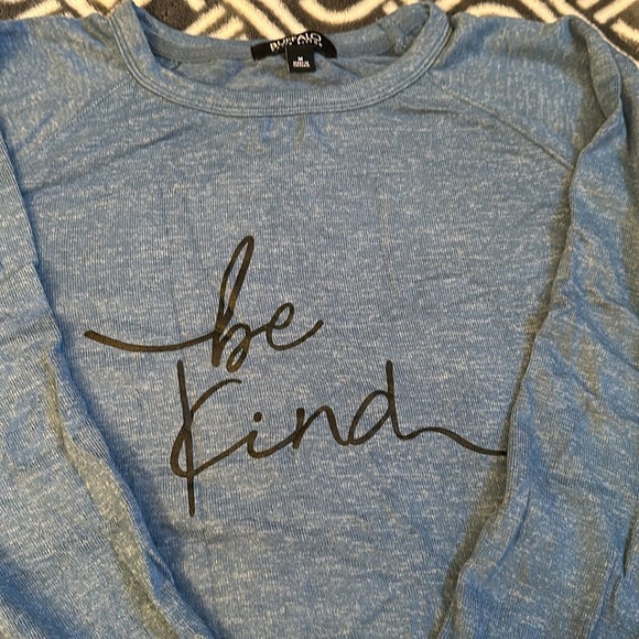 Buffalo David Bitton Womens Be Kind Long Sleeve Medium - Picture 2 of 4